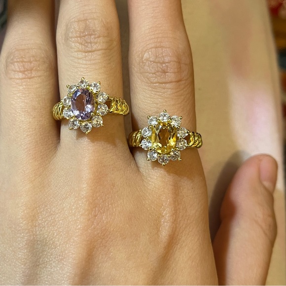 Topaz ring silverS925 national stone - Picture 3 of 7